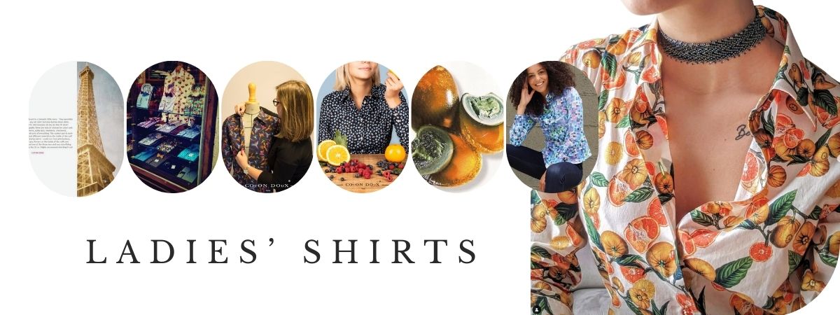 CotonDoux コトンドゥ レディースシャツ ブラウス
